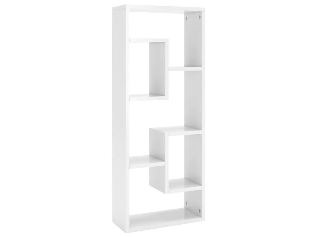 Étagère murale Blanc brillant 36x16x90 KDNU62591