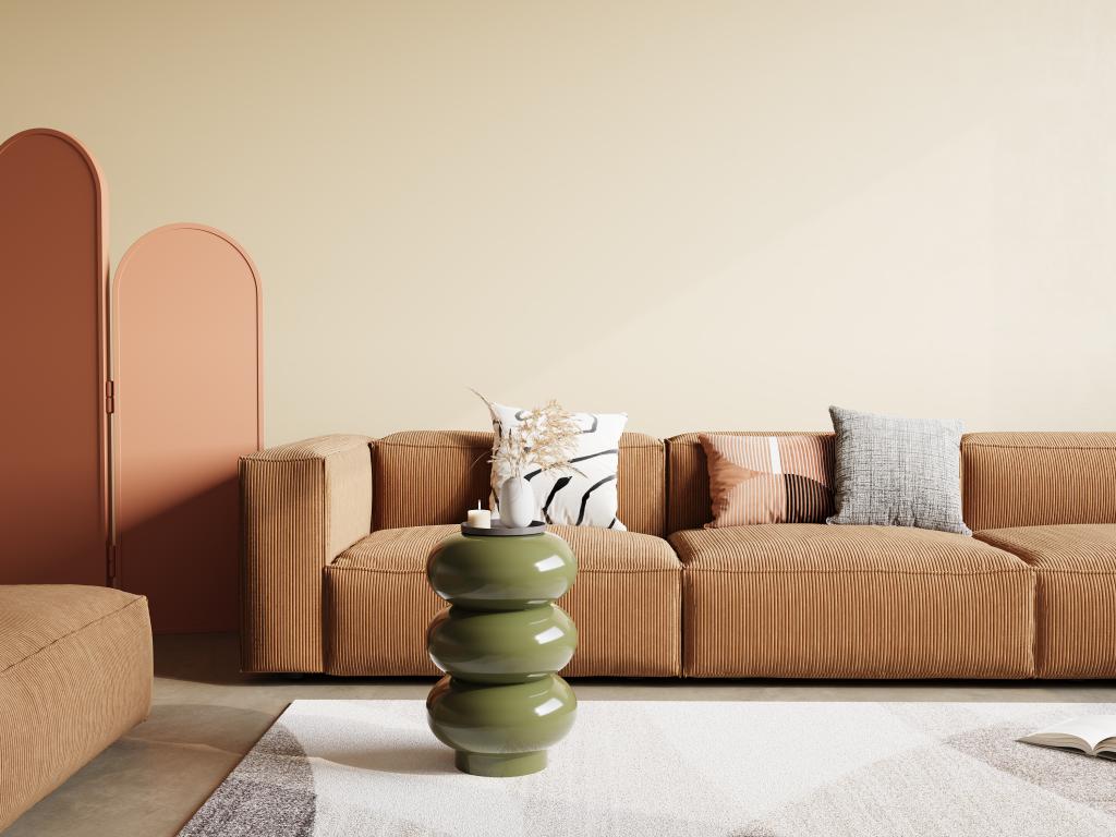 Table d'appoint en métal - Kaki - Ventoriq YJLJ44287