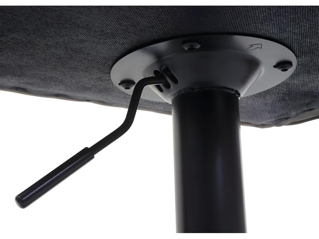 Lot de 2 chaises tissu grise 44x46x95 cm 04 0000121 WBXF01041