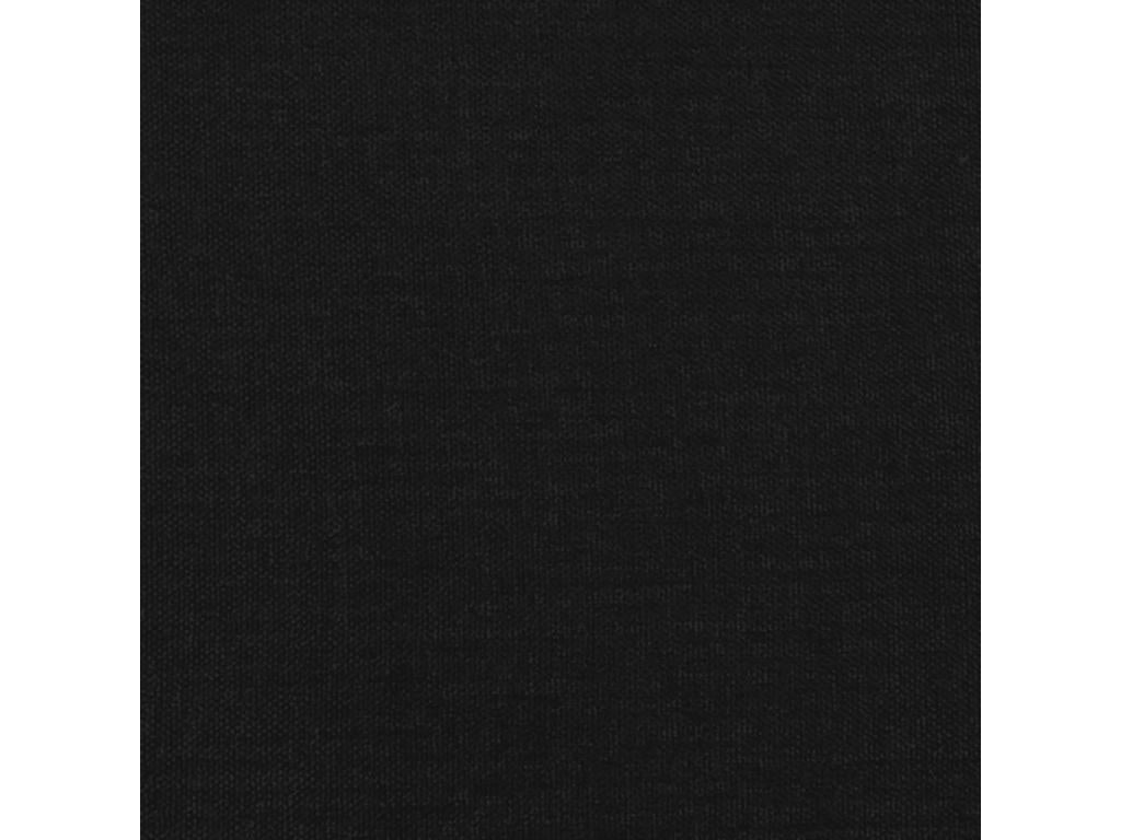 Cadre de lit sans matelas noir 160x200 cm tissu UQHF76952