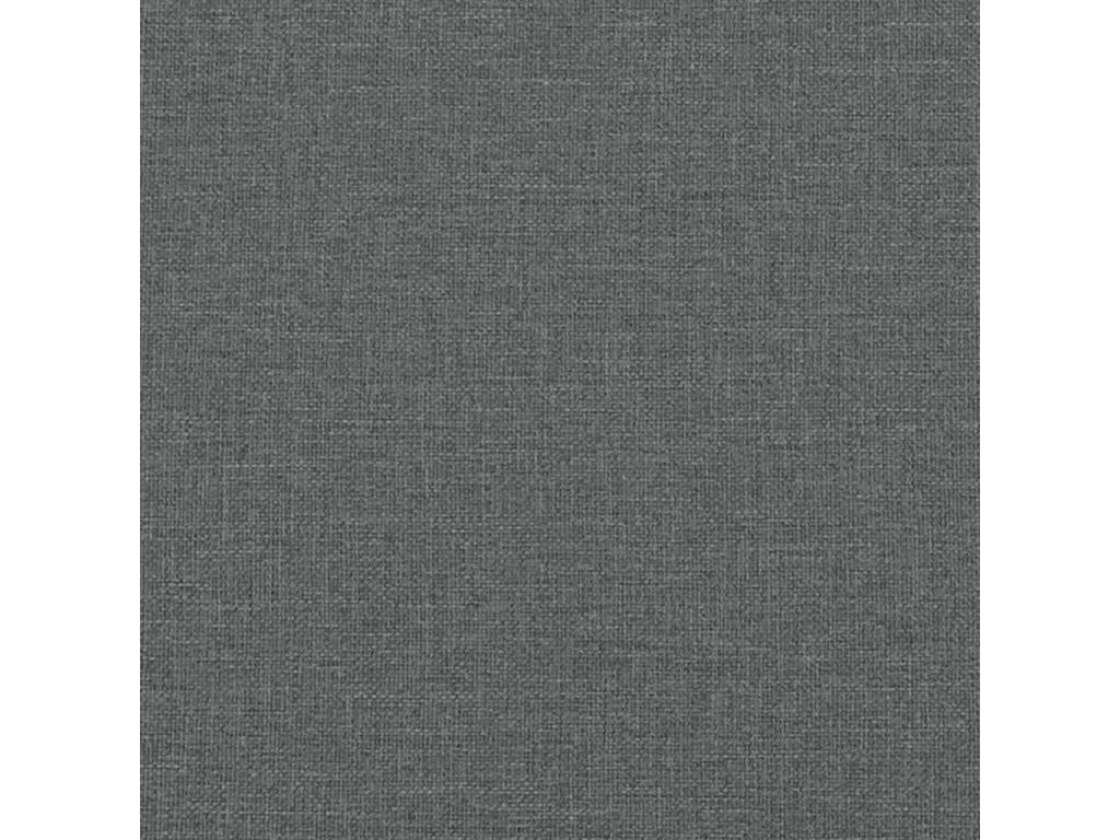 Canapé à 2 places Gris foncé 140 cm Tissu FFSN58449