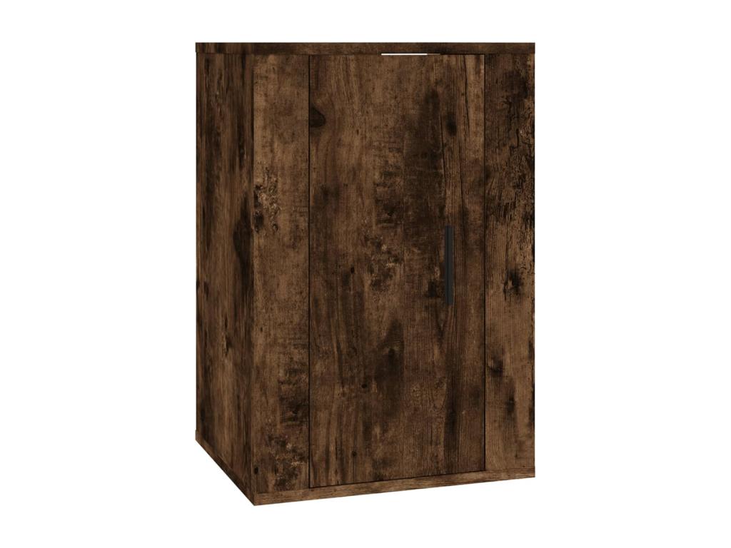 Ensemble de meubles TV 4 pièces Chêne fumé Bois d'ingénierie MDDI27301