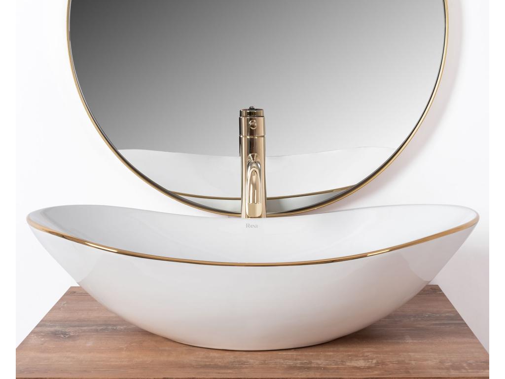 Vasque À Poser Ventoriq White Gold EAKT80481