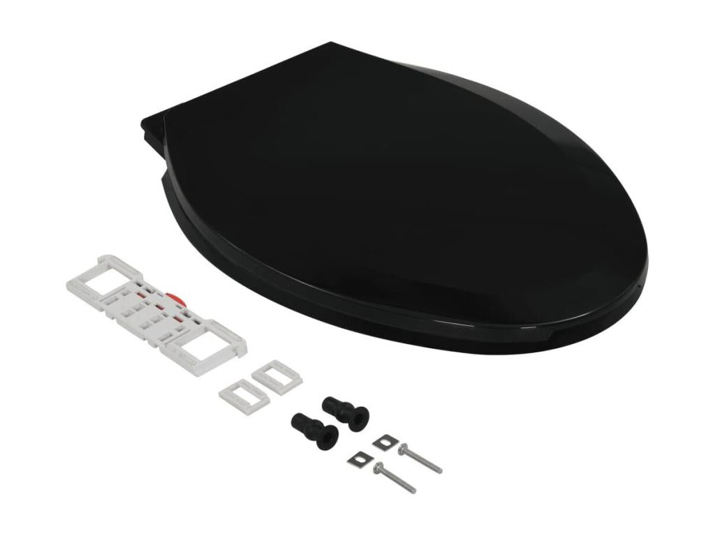 Abattant WC à fermeture noire 47x35x5 cm 02 0002911 MTJN79983