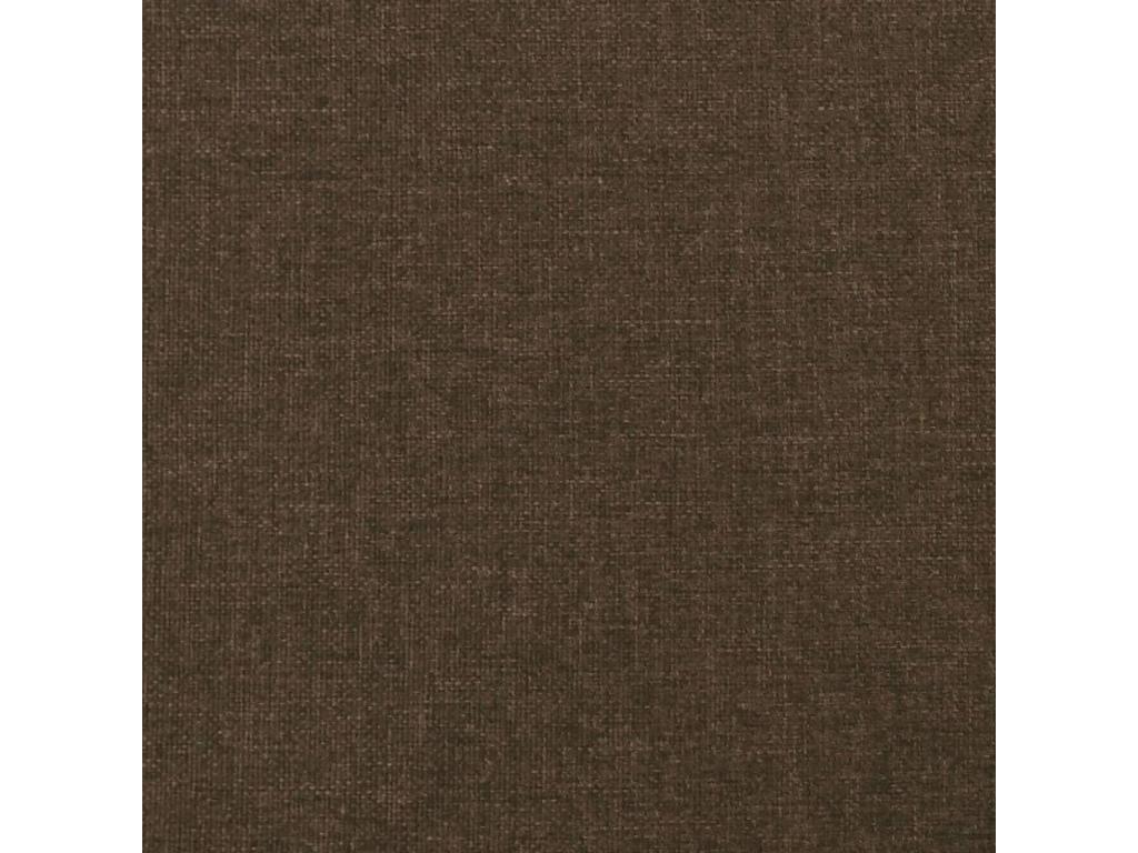 Tête de lit avec oreilles Marron foncé 103x23x78/88 cm Tissu EXVH96590
