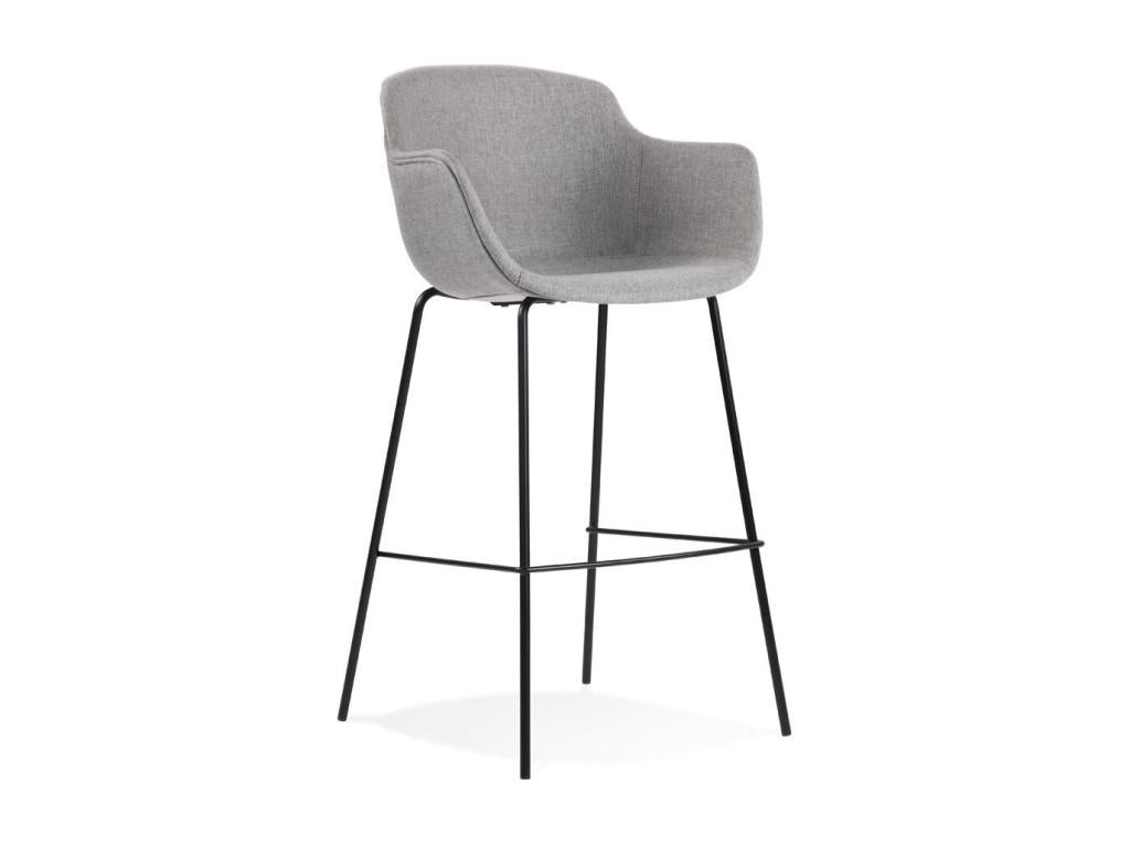 Tabouret de Bar Design Ventoriq 107cm Gris DGIX74287