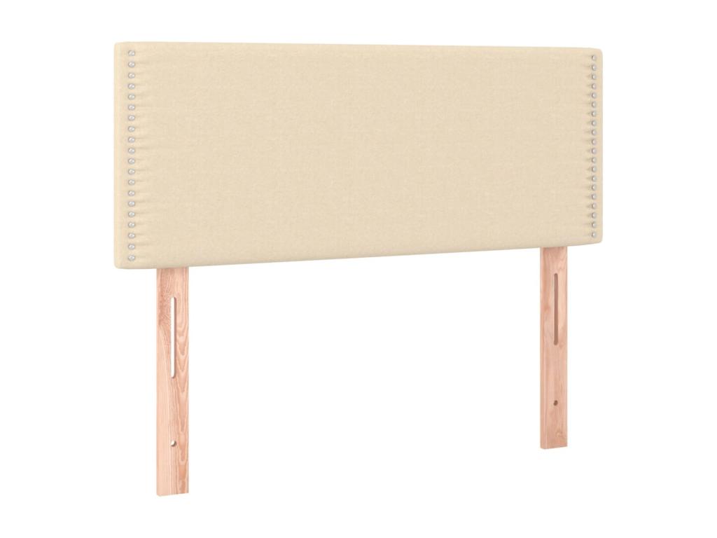 Tête de lit à LED Crème 90x5x78/88 cm Tissu QJBO07352