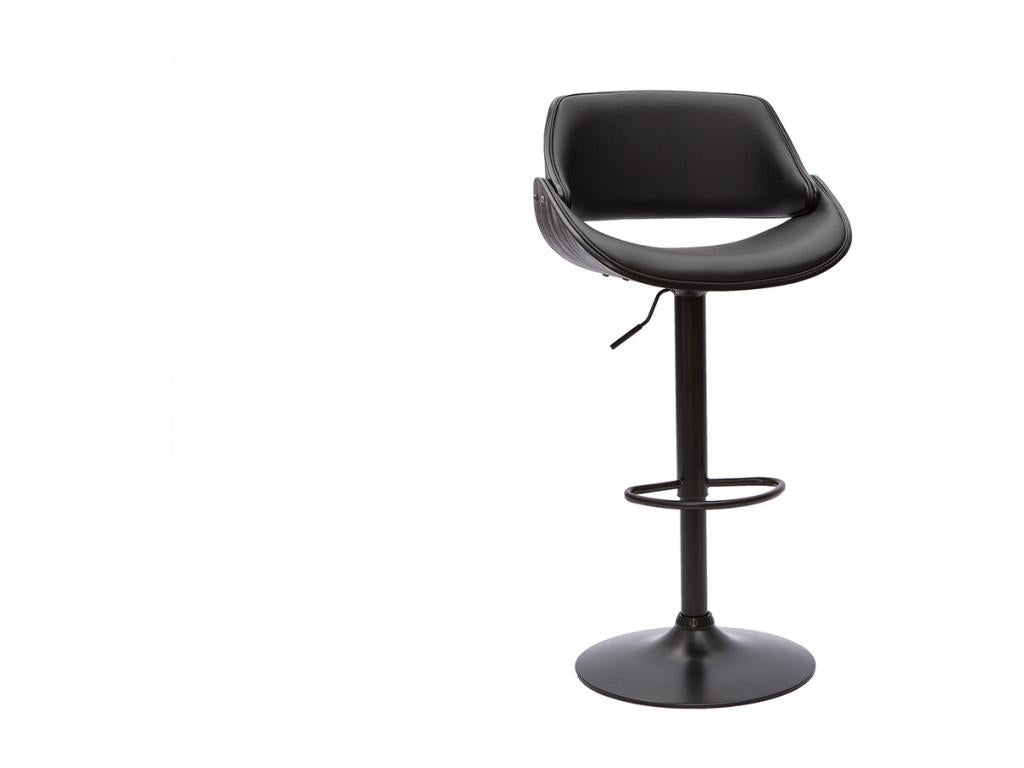 Tabouret de bar design noir réglable pivotant 360 CLASH MIMQ61966