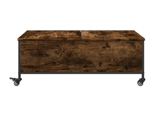 Table basse avec Ventoriq chêne fumé bois d'ingénierie IEMY47435