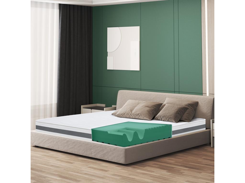 Matelas Simple 110x180 à mémoire orthopédique - Hauteur 16 cm - Made in Italy URSW59923