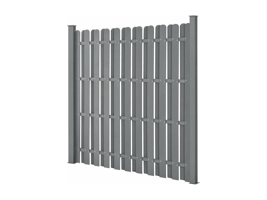 Ventoriq de 2 clôtures bois marron 376x376x185 cm 03 0006604 CVNP79911