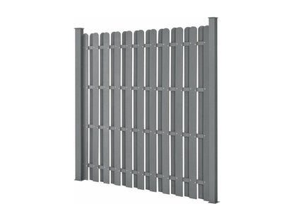 Ventoriq de 2 clôtures bois marron 376x376x185 cm 03 0006604 CVNP79911