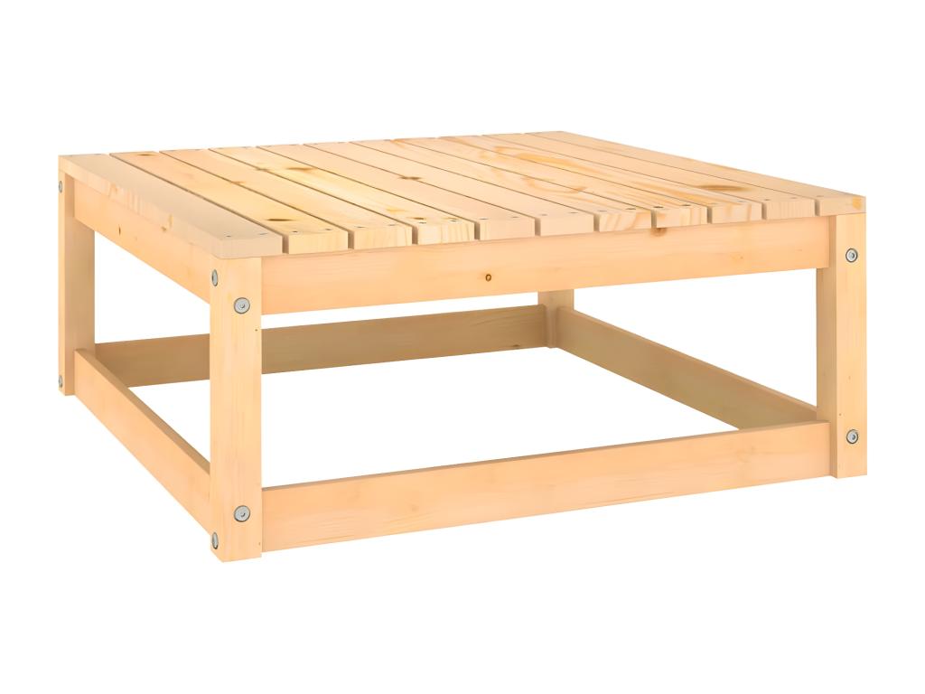 Salon de jardin 13 pcs avec coussins Bois de pin massif YQOQ35360
