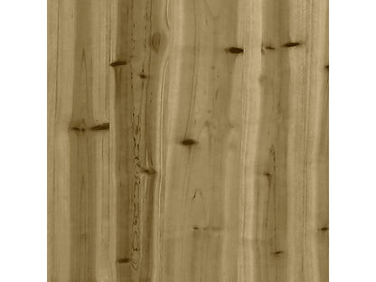 Salon de jardin 5 pcs avec coussins bois de pin imprégné AEAN49579