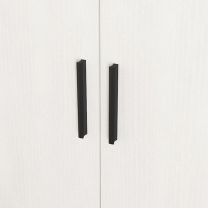 Shoe Cabinet, 4-Tier Shoe Rack Organizer with 1 Drawer, Freestanding Shoe Storage Cabinet with 2 Door & Adjustable Shelves