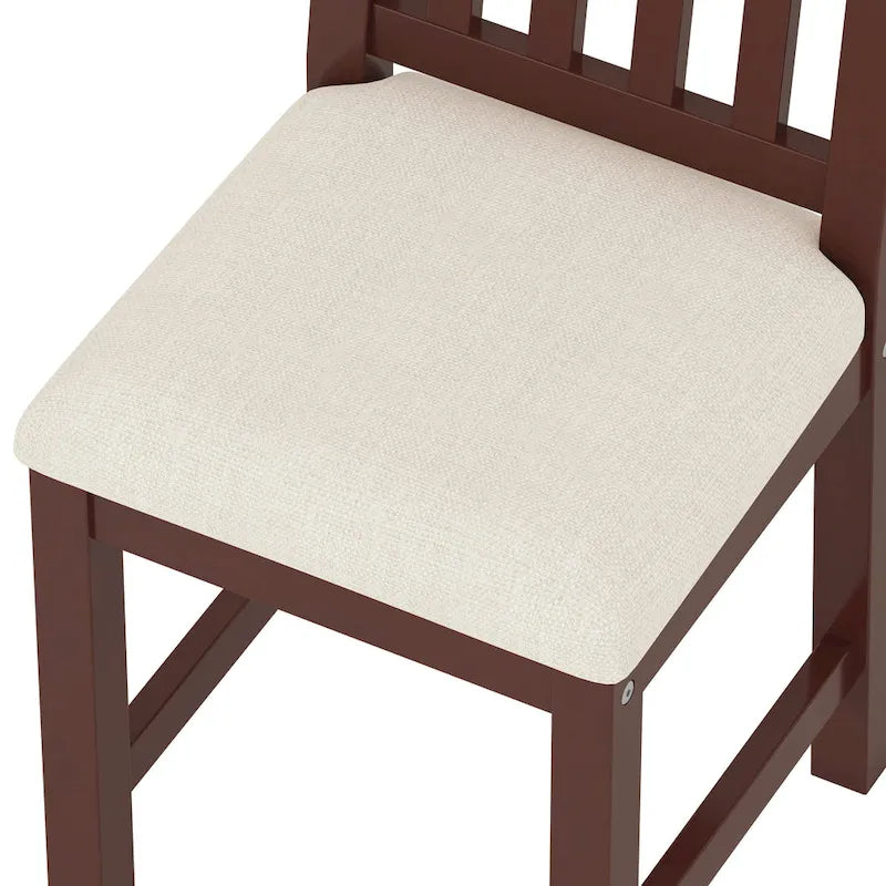 Computer Desk with Four Drawers, Storage Shelf, and Chair, Ideal for Office or Study in Bedroom or Living Room