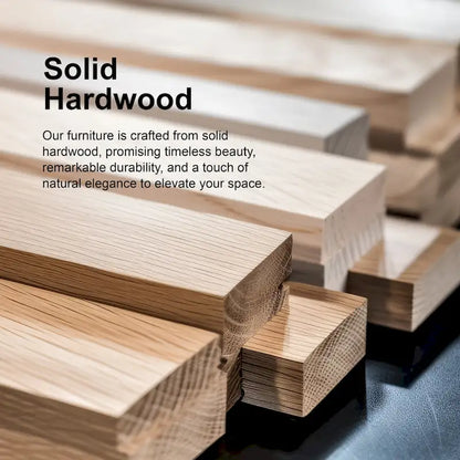 Modern 7-Piece Black Solid Wood 59-inch Round Dining Set