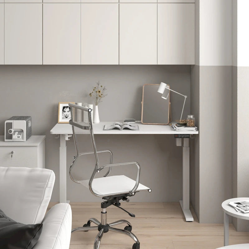 Electric Height Adjustable Desk - Sit Stand Workstation for Home Office, Memory Preset