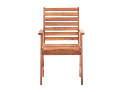 Chaises à dîner d'extérieur 3 pièces avec coussins Ventoriq massif IWMY19645