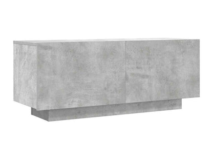 Meuble TV multimédia étagère bois marron 100x35x40 cm 02 0025490 MCEF62310