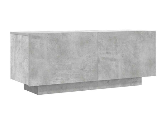 Meuble TV multimédia étagère bois marron 100x35x40 cm 02 0025490 MCEF62310