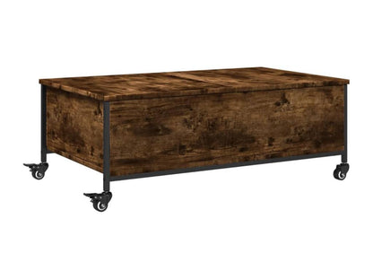 Table basse avec Ventoriq chêne fumé bois d'ingénierie IEMY47435