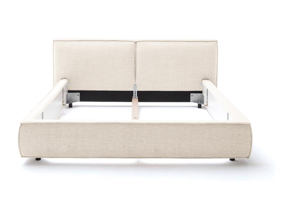 Lit - blanc crème tissage plat - Boislis LCYZ31448