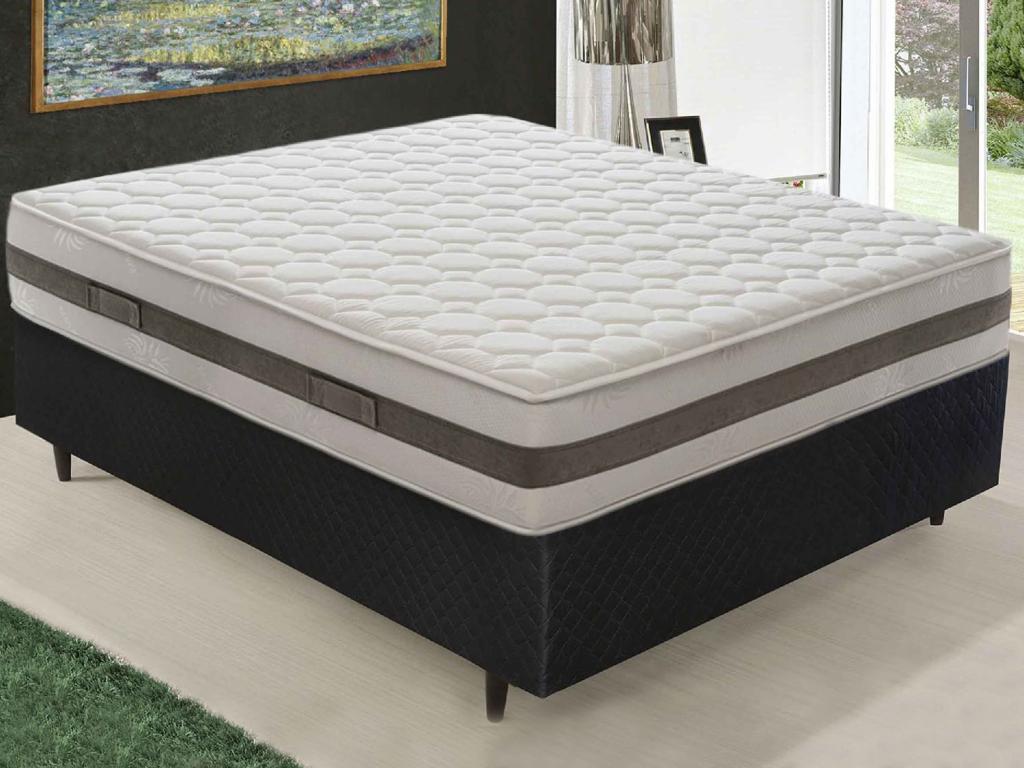 Matelas à mémoire de forme - Hauteur 29cm - 7cm de mousse à mémoire - avec zones différenciées 80x200 cm OALC84950