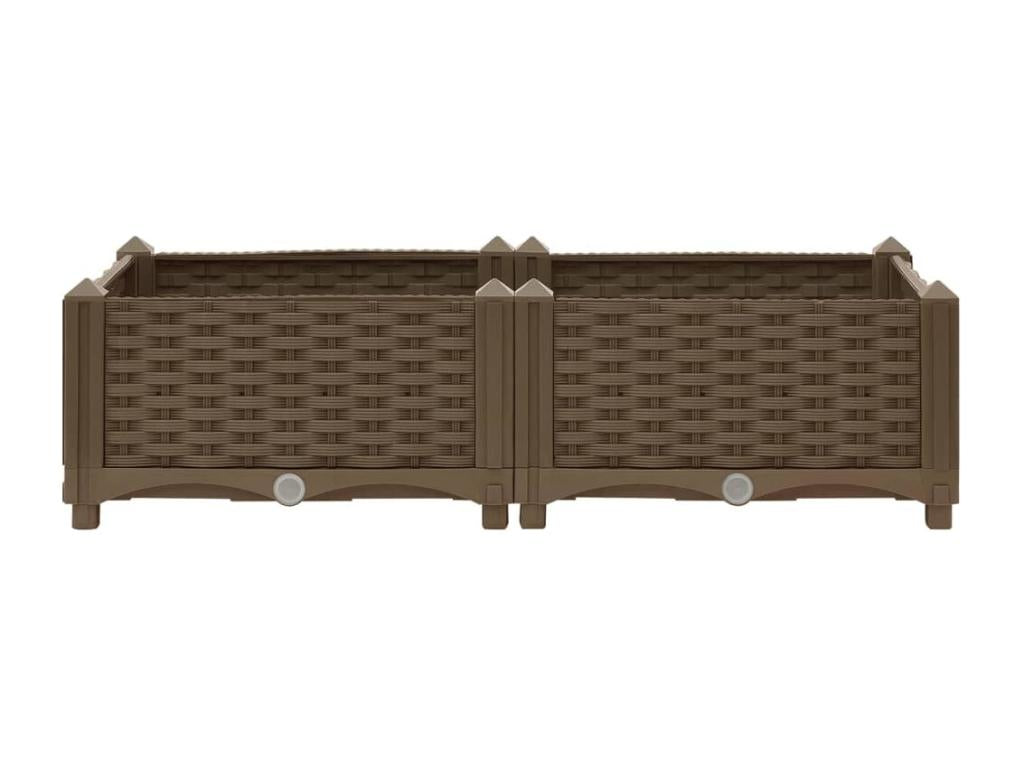 Lit surélevé 80x40x23 cm Polypropylène DZNA50046