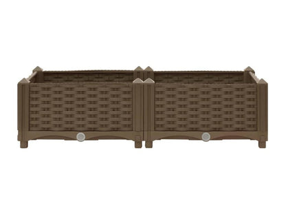 Lit surélevé 80x40x23 cm Polypropylène DZNA50046