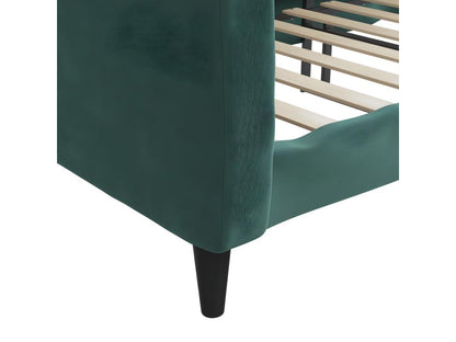 Lit de repos vert foncé 100x200 cm velours FXAW88946