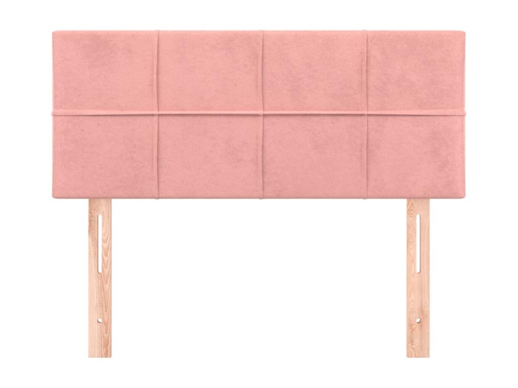 Tête de lit Rose 80x5x78/88 cm Velours WXHW97572