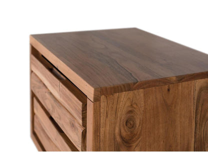 TABLE DE NUIT - PIED DE LIT BANQUETTE Marrón.Giner y Colomer.56x40x50 ZFUD97559