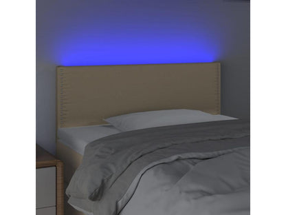 Tête de lit à LED Crème 90x5x78/88 cm Tissu QJBO07352