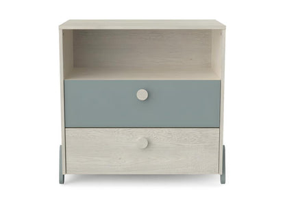 Chambre complète enfant 90x200 Bois Beige/vert - Ventoriq DPLA95940