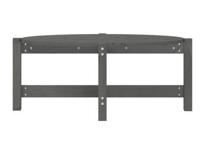 Table basse Gris 87x48x35 Bois massif de pin VIQB74425