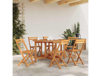 Table de jardin 130x90x72 cm Bois d'Ventoriq massif HPJR61808