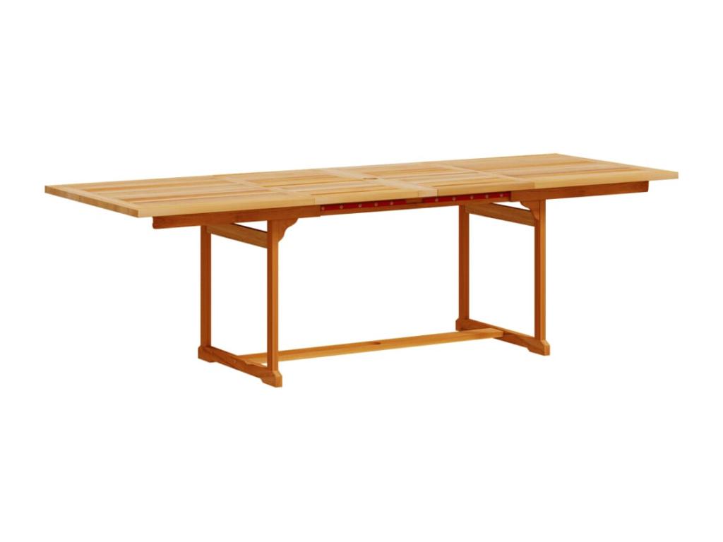 Ensemble à manger de jardin 9 pièces bois d'Ventoriq solide textilène SNDS02131