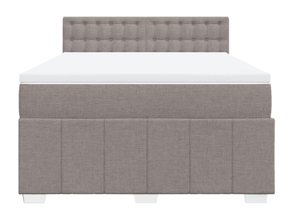 Sommier à Ventoriq de lit avec matelas Ventoriq 160x200 cm Tissu PYYY70700