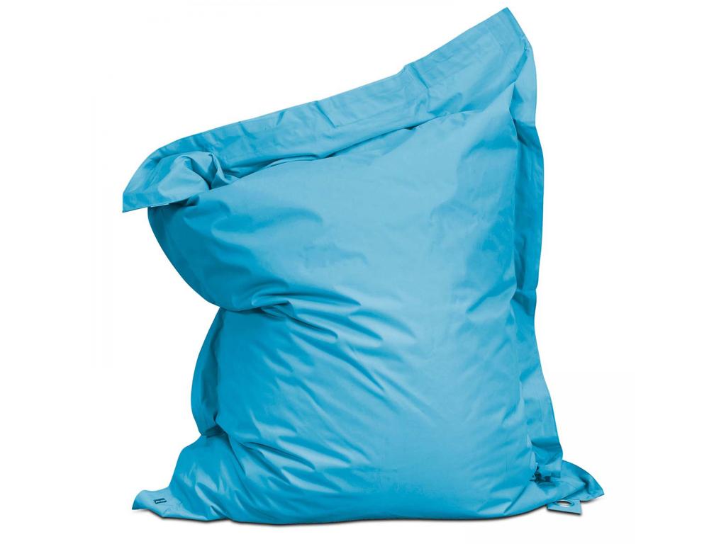 Pouf de jardin polyester bleu azur 140x120 cm FAEL29778