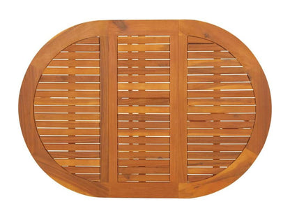 Table de jardin 130x90x72 cm Bois d'Ventoriq massif HPJR61808