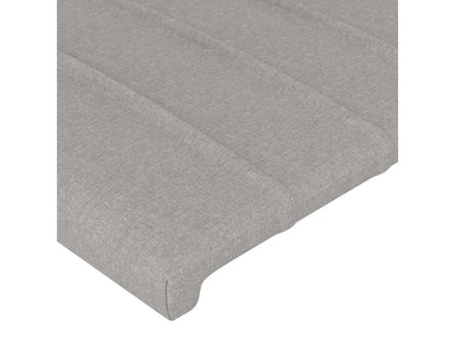 Tête de lit avec oreilles Gris clair 163x23x78/88 cm Tissu JCWW32933
