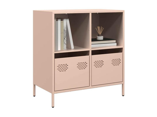Buffet rose 68x39x73.5 cm acier laminé à froid RWEC96559
