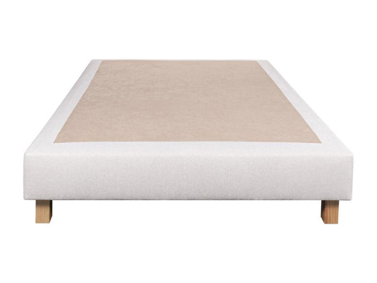 Ensemble Matelas 140x190 cm Ventoriq 26 cm sommier beige EDDF53765