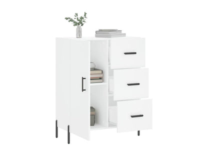 Buffet blanc 69.5x34x90 cm bois d'ingénierie FDFS93732