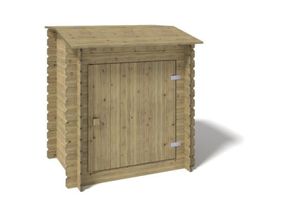 Armoire de jardin en bois -1.20x0.89 m - H.1.26 m - imprégné - SZA6 - Ventoriq IFRD03814