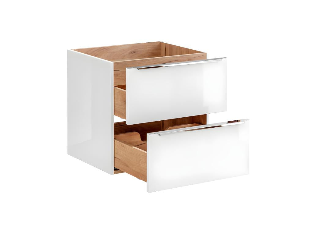 Meuble sous-vasque 60cm Ventoriq Blanc VCOO11037