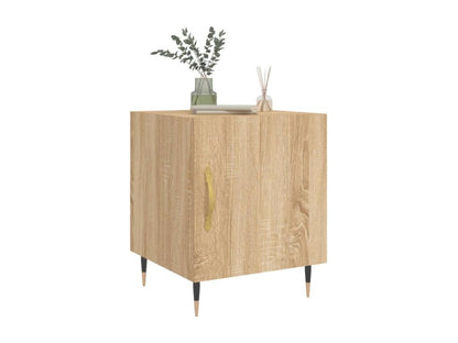 Tables de chevet 2 pcs chêne Ventoriq 40x40x50 cm bois ingénierie ZONA12514