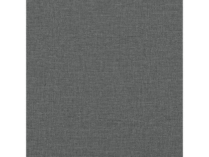 Canapé à 2 places Gris foncé 140 cm Tissu FFSN58449