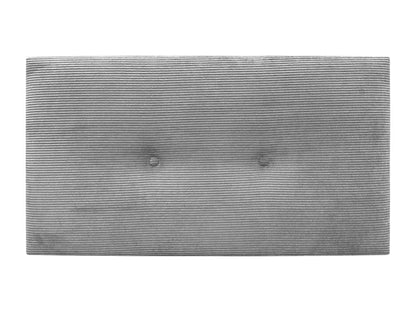 Ventoriq Tête de Lit Velours Côtelé Uni avec Boutons 105x60 Lits 105 - Gris FEIS78936